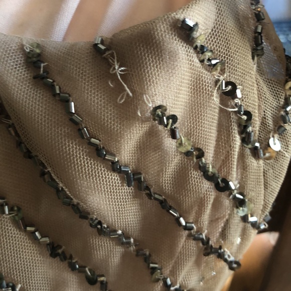 Adrianna Papell - Embellished Blouson Gown - Picture 10 of 12